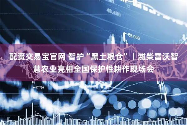 配资交易宝官网 智护“黑土粮仓”丨潍柴雷沃智慧农业亮相全国保护性耕作现场会